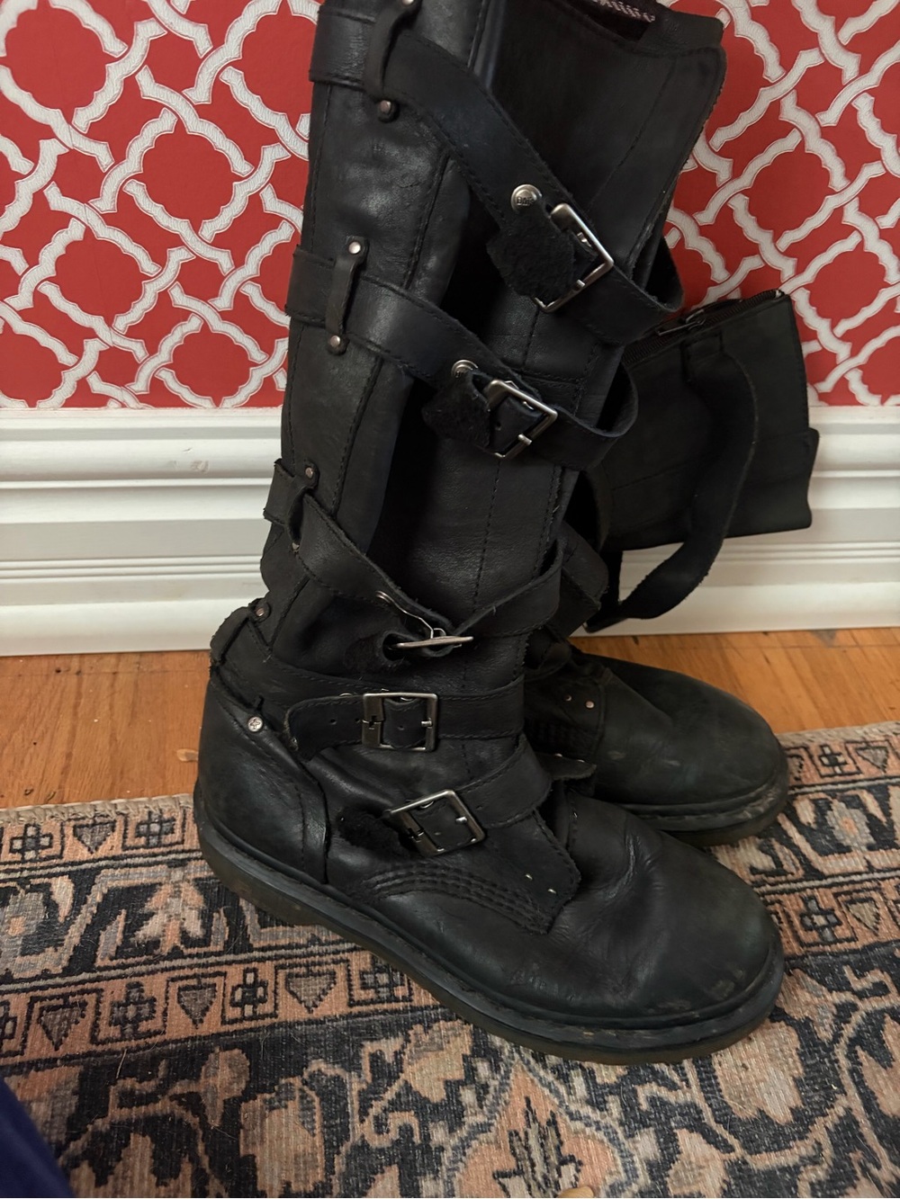 Black Doc Marten Phina boots